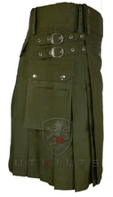 Load image into Gallery viewer, Utility Kilt – GlenTorin, Olive Green
