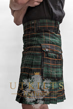 Load image into Gallery viewer, Utility Kilt – GlenLoch, Irish Black
