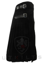 Load image into Gallery viewer, Traditional Kilt - Lochmore, Solid Black Acrylic
