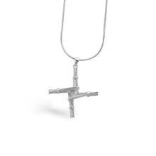 Load image into Gallery viewer, St. Brigid&#39;s Cross™ 18K White Gold Pendant
