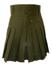 Load image into Gallery viewer, Utility Kilt – Ultimate Ripstop, Olive Green

