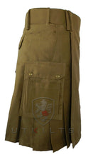 Load image into Gallery viewer, Utility Kilt – Ultimate Ripstop, Dark Khaki
