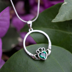 Classic Claddagh™ 18K White Gold Pendant