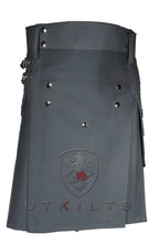 Load image into Gallery viewer, Utility Kilt – GlenTorin, Dark Gray
