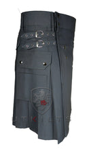 Load image into Gallery viewer, Utility Kilt – GlenTorin, Dark Gray
