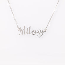 Load image into Gallery viewer, Dog Mom Necklace - just add your pet&#39;s name! - Celtic Reader
