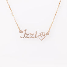 Load image into Gallery viewer, Dog Mom Necklace - just add your pet&#39;s name! - Celtic Reader
