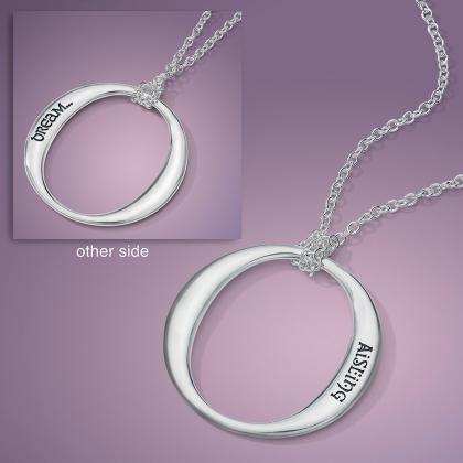 Dream in Gaelic (Aisling) - Circulo Necklace - Celtic Reader