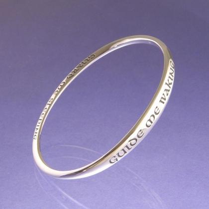 Guide Me Waking - Bangle Bracelet - Celtic Reader