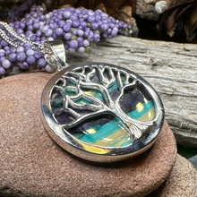 Load image into Gallery viewer, Heathergems Scottish Tree of Life Necklace - Handmade in Scotland
