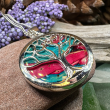 Load image into Gallery viewer, Heathergems Scottish Tree of Life Necklace - Handmade in Scotland
