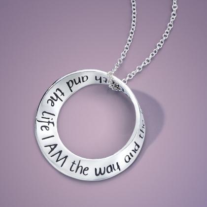 I Am the Way and the Truth - Mobius Necklace - Celtic Reader