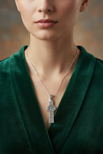 Load image into Gallery viewer, Irish Celtic Cross Necklace in Sterling Silver
