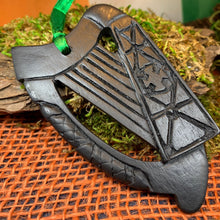 Load image into Gallery viewer, Irish Harp Turf Ornament
