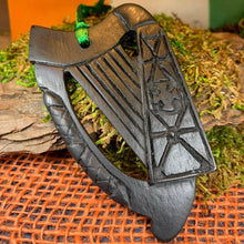 Load image into Gallery viewer, Irish Harp Turf Ornament
