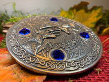 Load image into Gallery viewer, Large Celtic Fighting Stag Brooch - Handmade in Scotland
