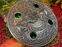 Load image into Gallery viewer, Large Celtic Fighting Stag Brooch - Handmade in Scotland
