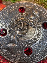 Load image into Gallery viewer, Large Celtic Fighting Stag Brooch - Handmade in Scotland
