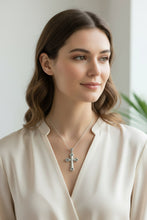 Load image into Gallery viewer, Serenity Celtic Cross Necklace
