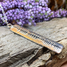 Load image into Gallery viewer, Irish Friendship Ogham Necklace - Made in Ireland
