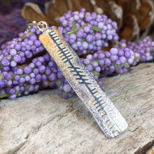 Load image into Gallery viewer, Irish Friendship Ogham Necklace - Made in Ireland
