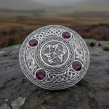 Load image into Gallery viewer, Brodie Celtic Horse Brooch - Handmade in Scotland
