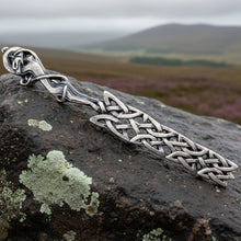 Load image into Gallery viewer, Celtic Wolf Kilt Pin - Handmade in Scotland
