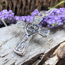 Load image into Gallery viewer, Noble Heart Celtic Cross Necklace
