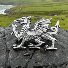 Load image into Gallery viewer, Gwynedd Welsh Dragon Brooch

