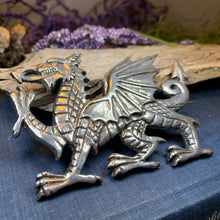 Load image into Gallery viewer, Gwynedd Welsh Dragon Brooch

