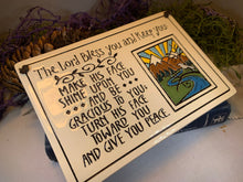 Load image into Gallery viewer, Lord Bless and Keep You Blessing Wall Art
