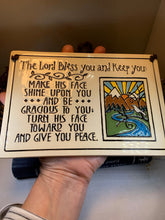 Load image into Gallery viewer, Lord Bless and Keep You Blessing Wall Art
