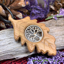 Load image into Gallery viewer, Weirwood Irish Oak Tree of Life Necklace
