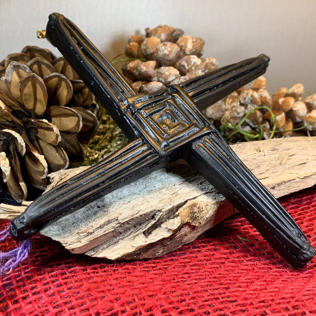 Saint Brigid's Irish Turf Celtic Cross
