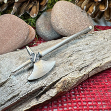 Load image into Gallery viewer, Medieval Battle Axe Kilt Pin - Handmade in Scotland
