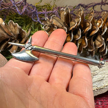 Load image into Gallery viewer, Medieval Battle Axe Kilt Pin - Handmade in Scotland
