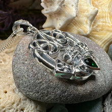 Load image into Gallery viewer, Irish Belle Claddagh Necklace in Sterling Silver
