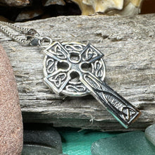 Load image into Gallery viewer, Dedication Celtic Cross Necklace
