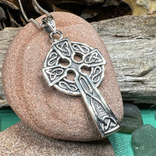 Load image into Gallery viewer, Dedication Celtic Cross Necklace
