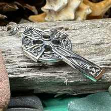 Load image into Gallery viewer, Dedication Celtic Cross Necklace
