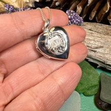 Load image into Gallery viewer, Aoife Claddagh Locket Necklace
