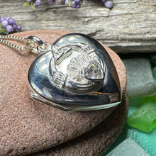 Load image into Gallery viewer, Aoife Claddagh Locket Necklace
