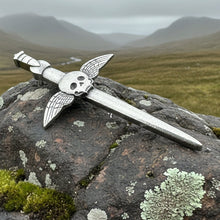 Load image into Gallery viewer, Greyfriars Skull Kilt Pin - Handmade in Scotland
