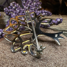 Load image into Gallery viewer, Celtic Trinity Knot Tree Of Life Brooch in Sterling Silver
