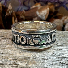 Load image into Gallery viewer, Irish Gaelic Anam Cara Soul Friend Ring in Sterling Silver
