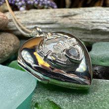 Load image into Gallery viewer, Aoife Claddagh Locket Necklace
