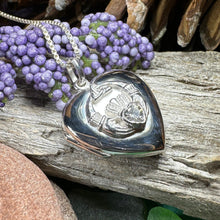 Load image into Gallery viewer, Aoife Claddagh Locket Necklace
