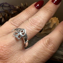Load image into Gallery viewer, Tallisen Irish Claddagh Ring in Sterling Silver
