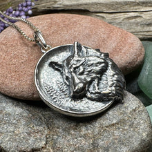 Load image into Gallery viewer, Walden Wolf Necklace in Sterling Silver
