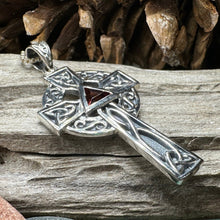 Load image into Gallery viewer, Recovery Celtic Cross Necklace in Sterling Silver
